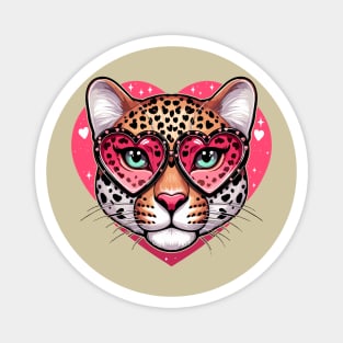 Leopard Sunglasses Magnet